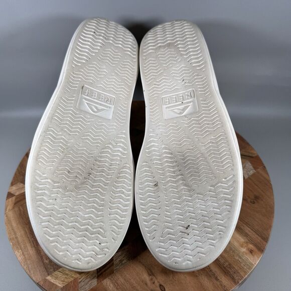 S Reef Men's Swellsole Neptune Sneakers Size 13 Beige Knit Slip‎ On Casual Shoes - Picture 6 of 8